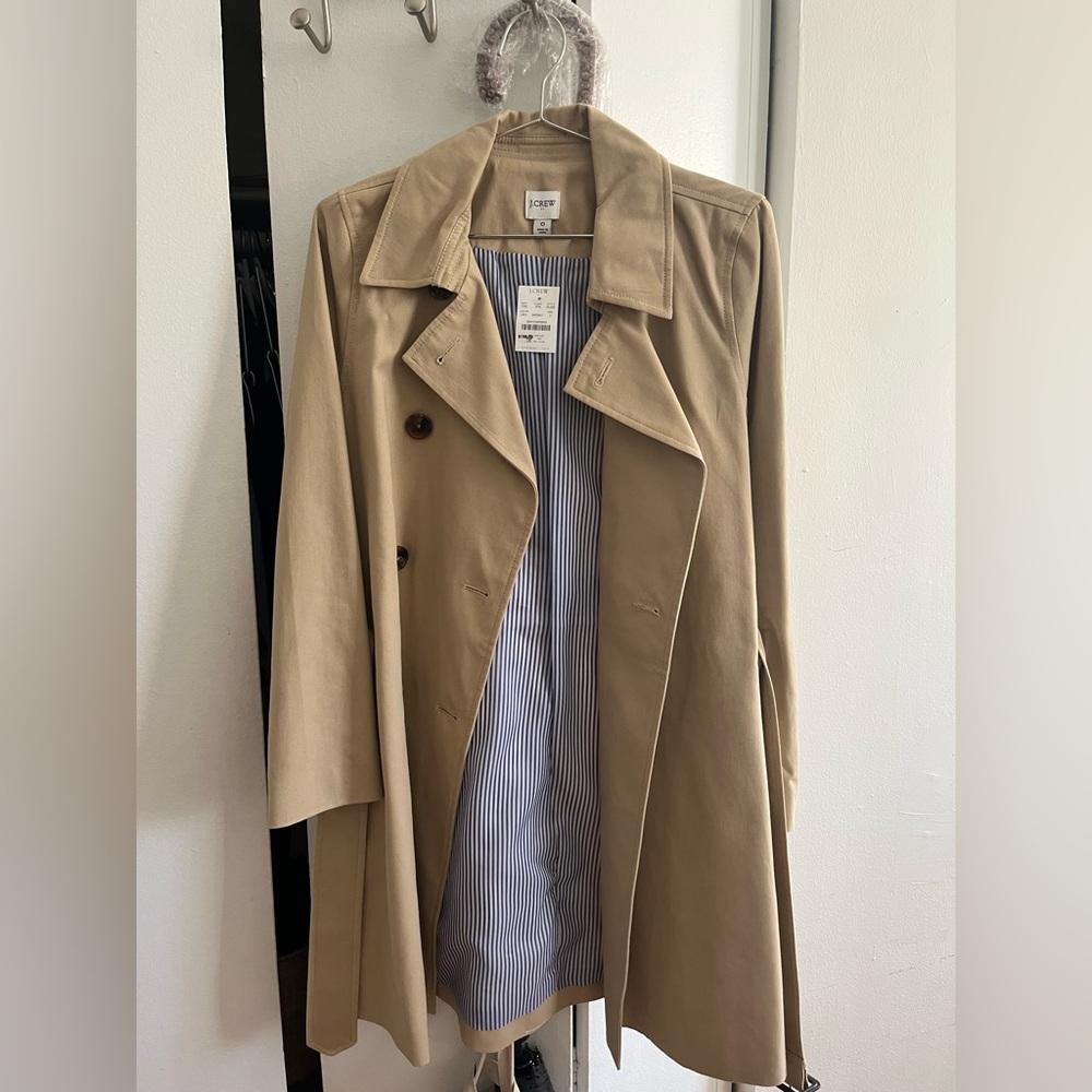 J cew trench coat